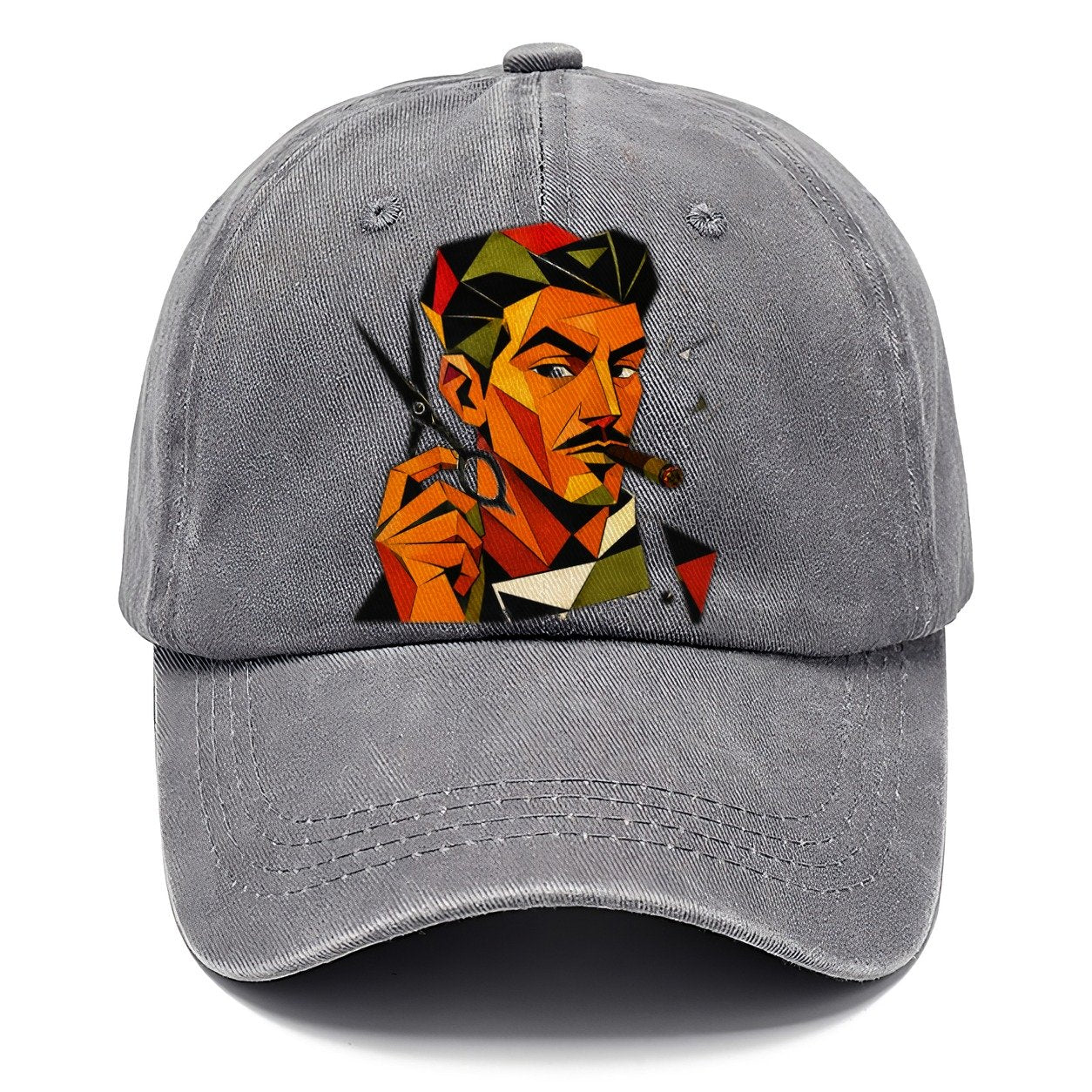 Barber Scissors Portrait Classic Cap – Urban Haze