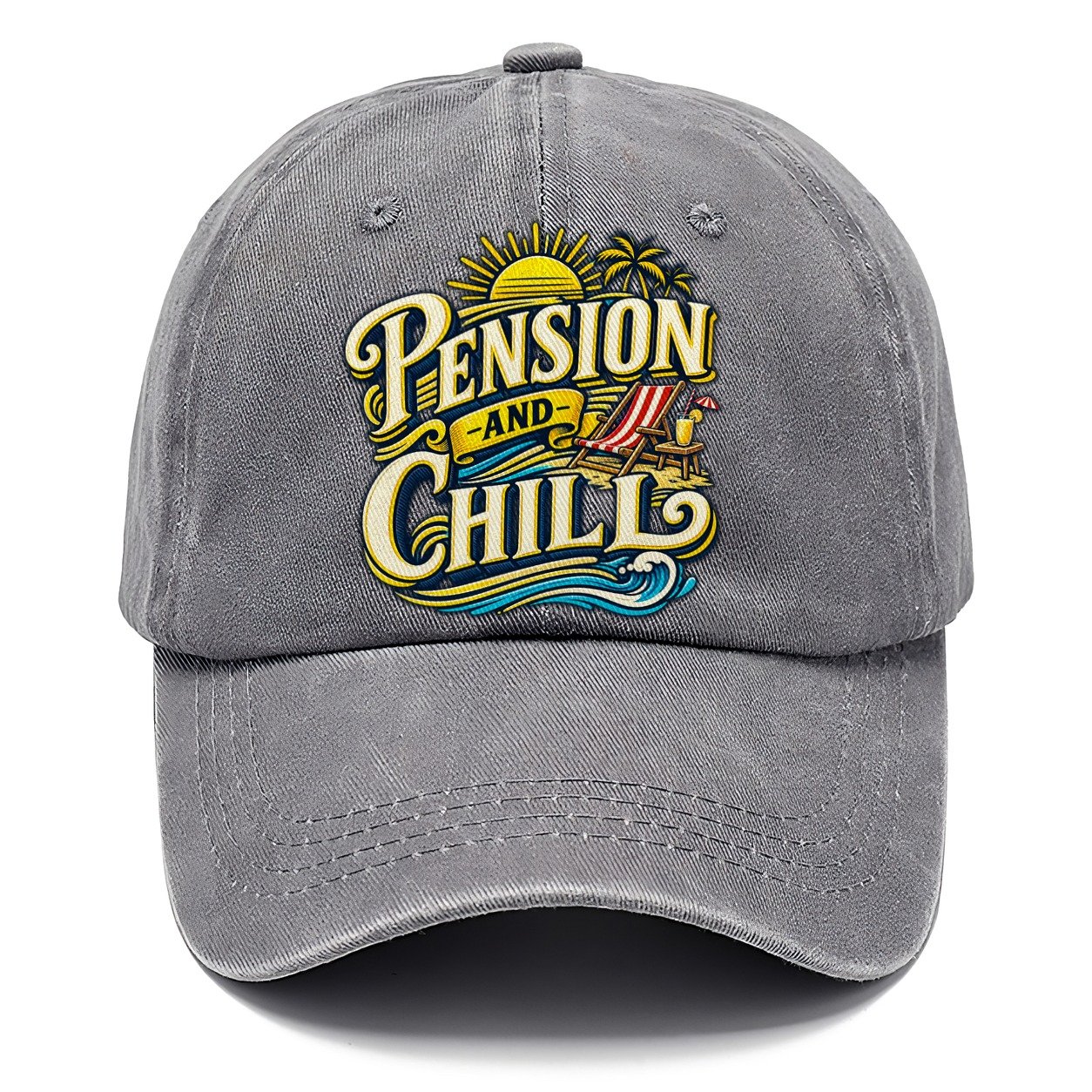 Pension And Chill Retired Living Classic Cap – Urban Haze