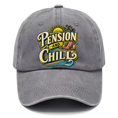 Pension And Chill Retired Living Classic Cap – Urban Haze