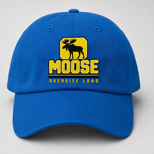 Moose Oversize Load Heavy Duty Baseball Cap – Blue