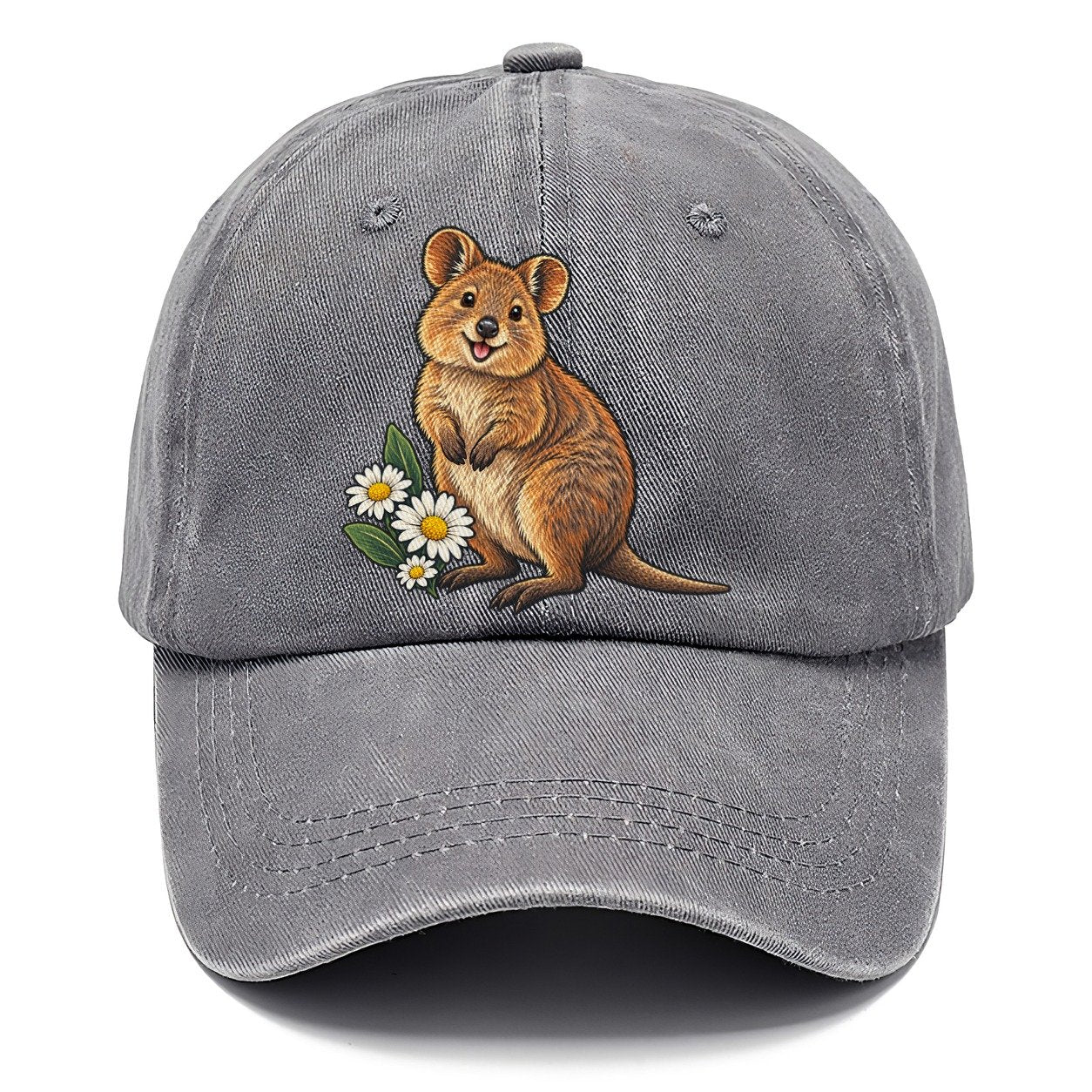 Quokka And Coastal Daisy Australia Cultural Icons Classic Cap – Urban Haze