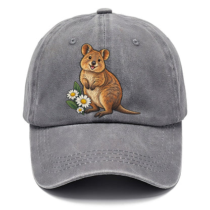 Quokka And Coastal Daisy Australia Cultural Icons Classic Cap – Urban Haze