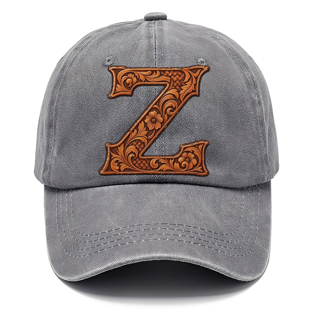 Tooled Leather Z Monogram Classic Cap – Urban Haze