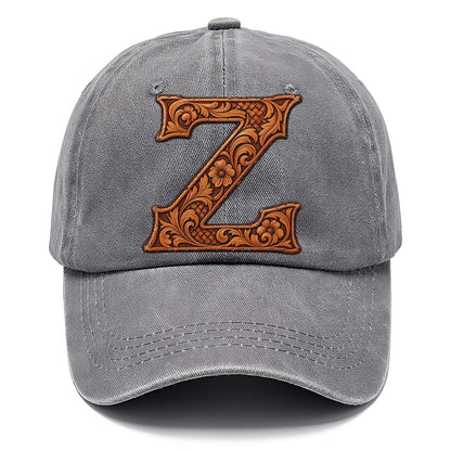 Tooled Leather Z Monogram Classic Cap – Urban Haze
