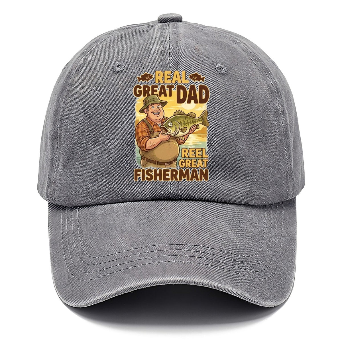 Real Great Dad Reel Great Fisherman Classic Cap – Urban Haze