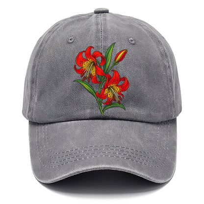 Saskatchewan Western Red Lily Canada Cultural Icons Classic Cap – Urban Haze