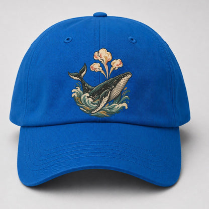 Whale Breath Cloud Gentle Wild Baseball Cap – Blue