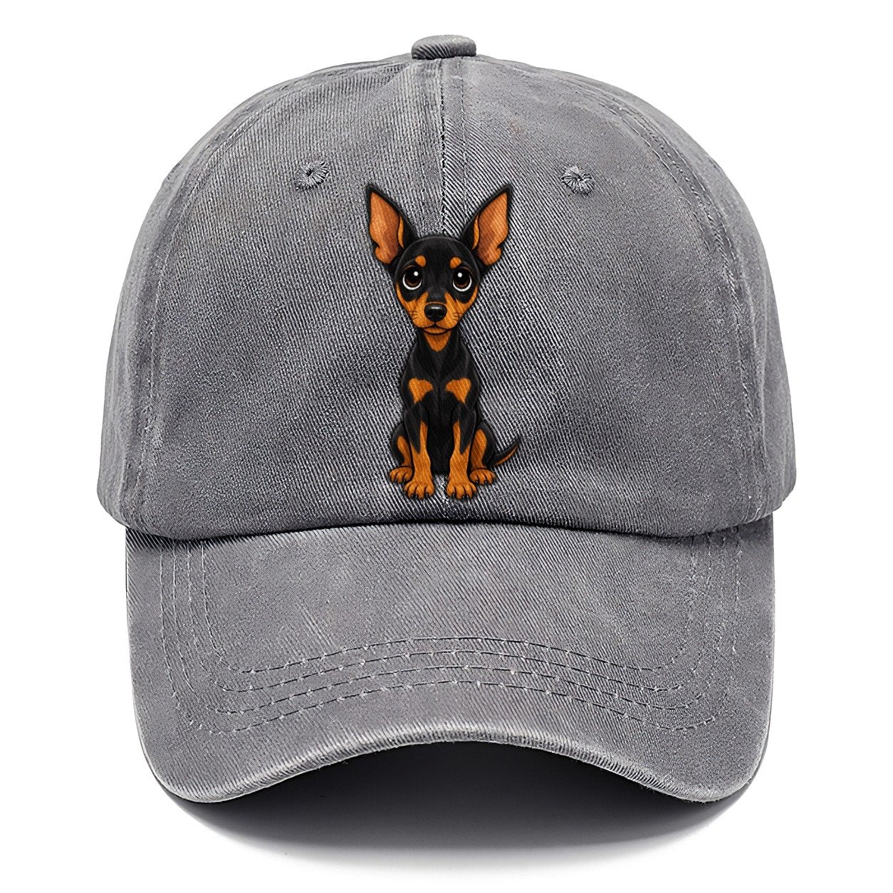 Miniature Pinscher Sitting Sweetheart Classic Cap – Urban Haze