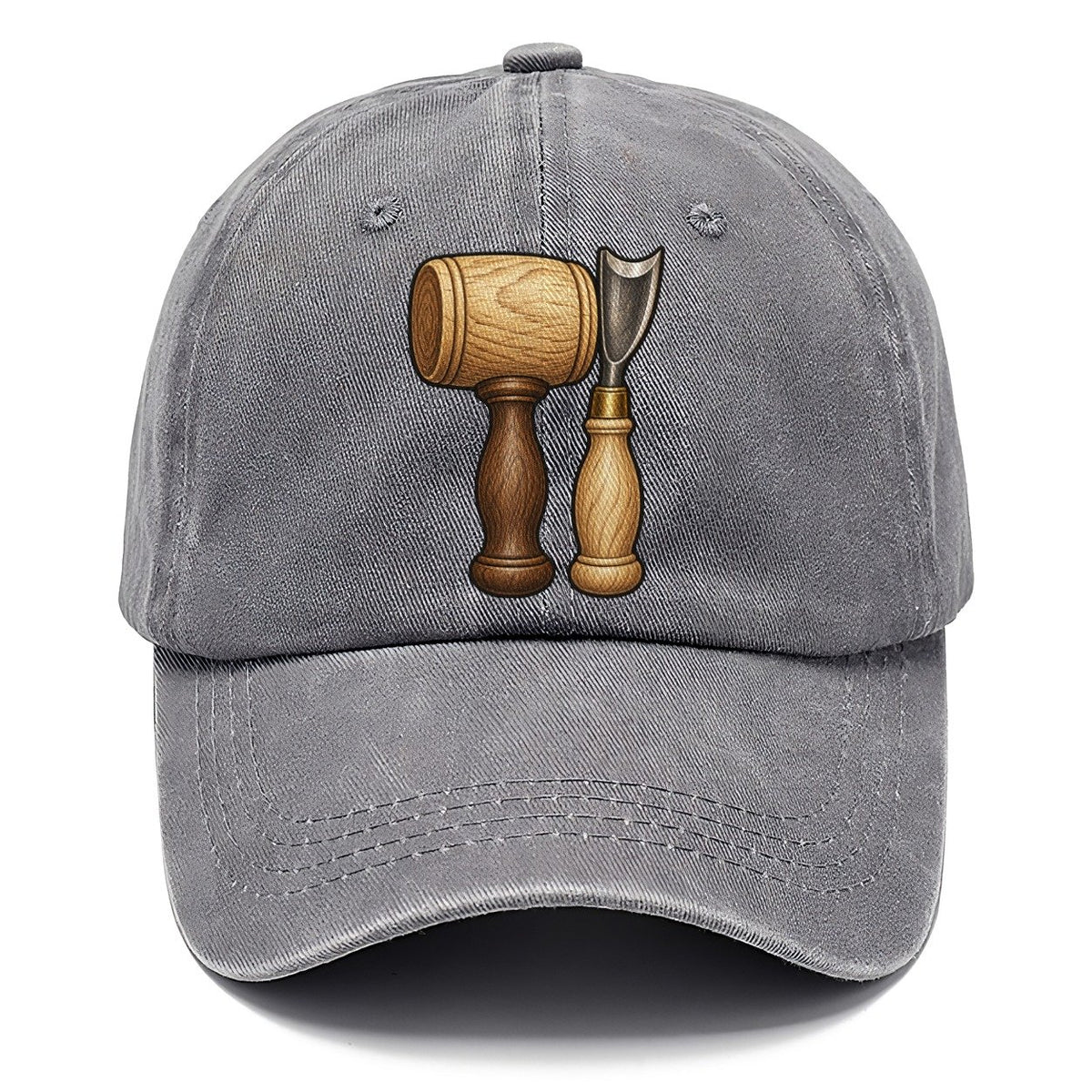 Carvers Mallet And Gouge Woodworking Classic Cap – Urban Haze