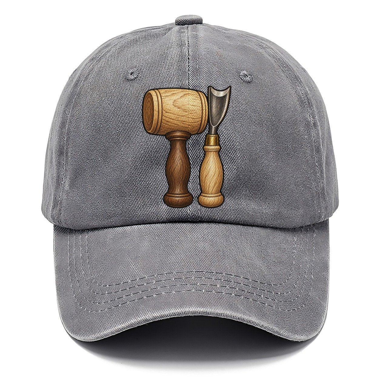 Carvers Mallet And Gouge Woodworking Classic Cap – Urban Haze