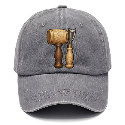 Carvers Mallet And Gouge Woodworking Classic Cap – Urban Haze
