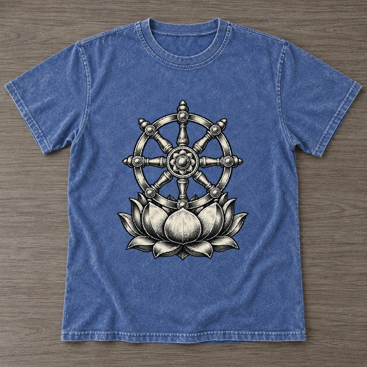 Washed Blue — front view