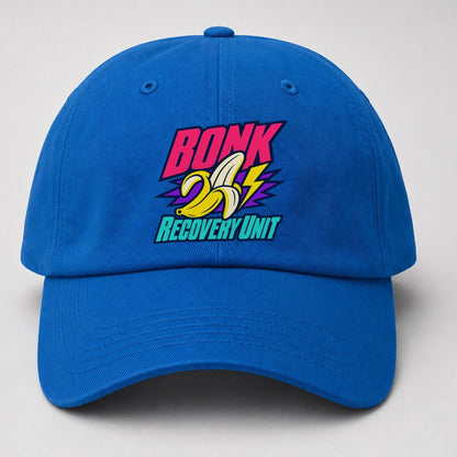Bonk Recovery Unit 90S Running Clubs Baseball Cap – Blue