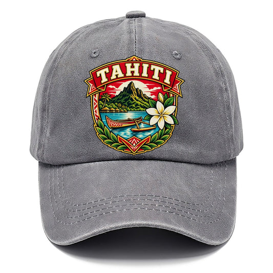 Tahiti Retro Badge Country Logos Classic Cap – Urban Haze