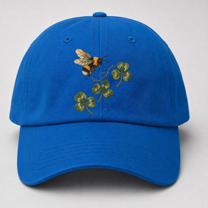 Bumblebee Three Clover Rise Gentle Wild Baseball Cap – Blue