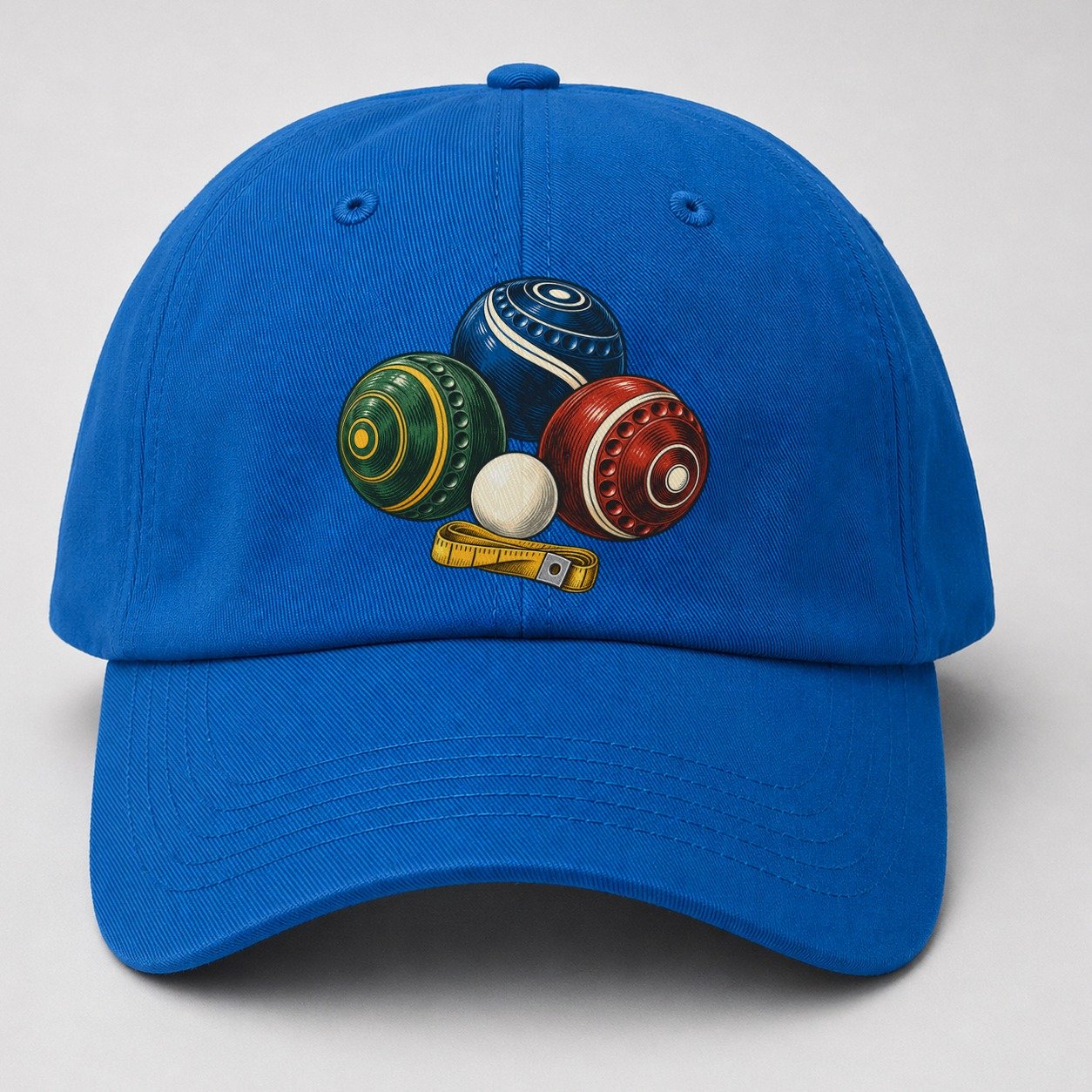 Lawn Bowls And White Jack Australia Cultural Icons Baseball Cap – Blue