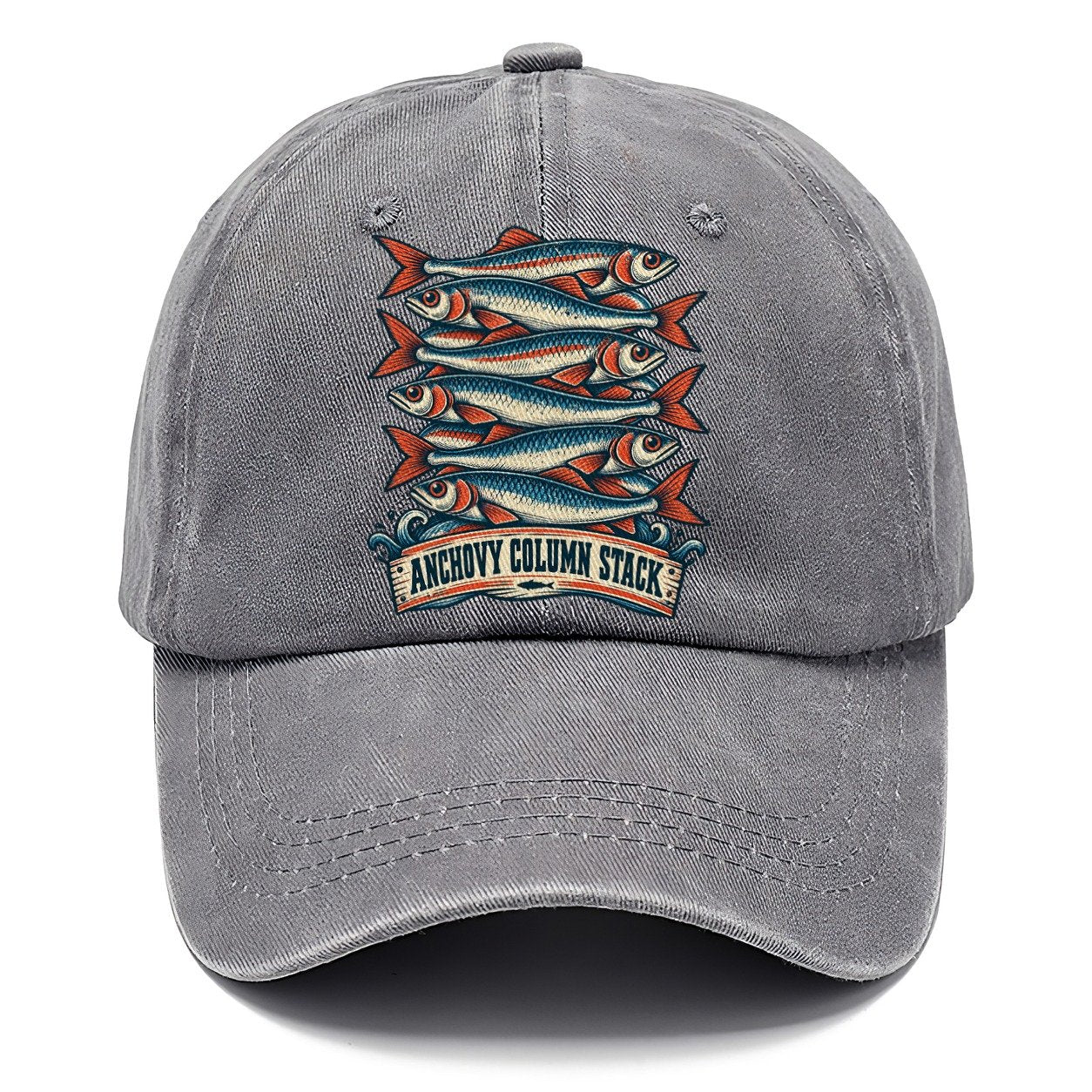 Anchovy Column Stack Fishing Club Classic Cap – Urban Haze