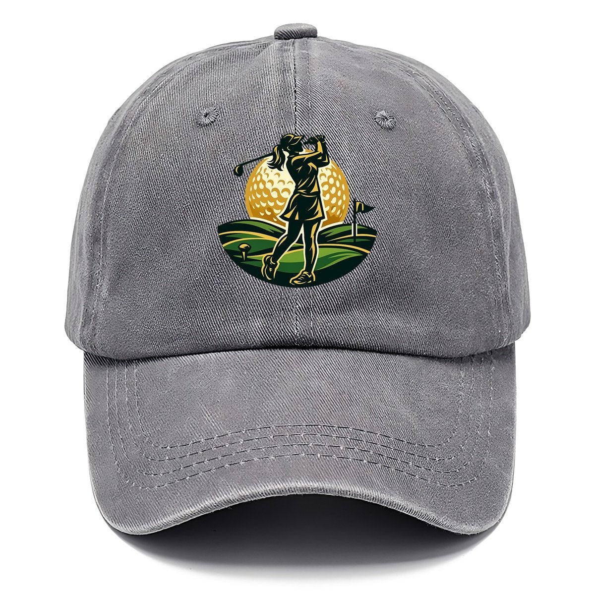 Elegant Fairway Swing Classic Cap – Urban Haze