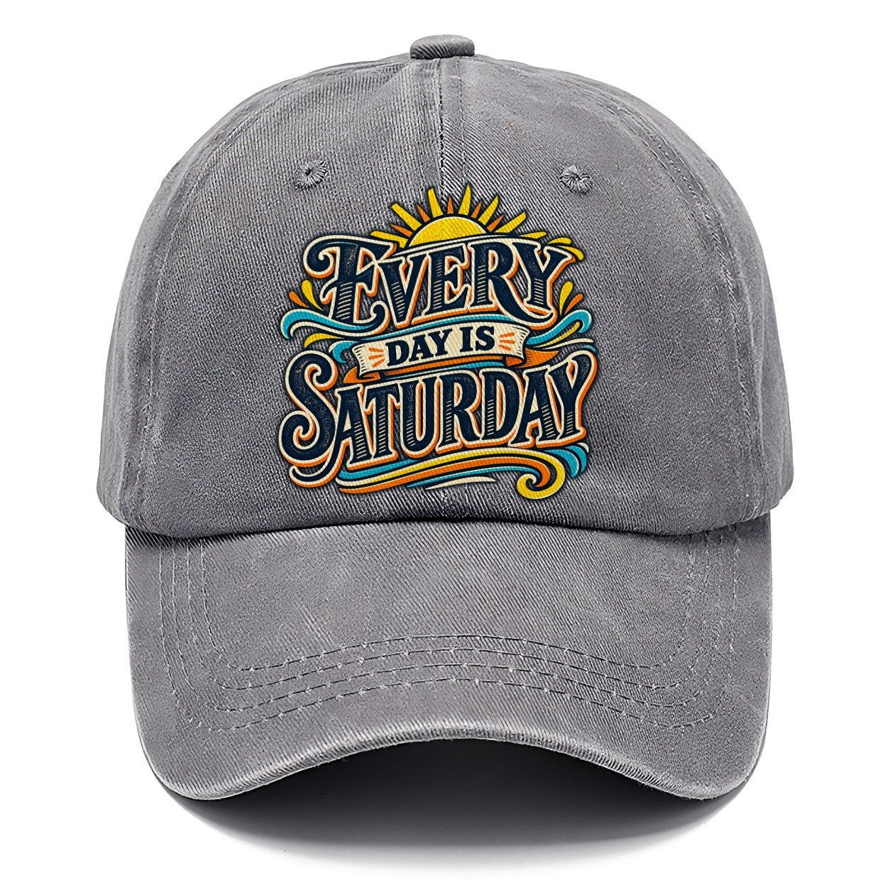 Every Day Is Saturday Retired Living Classic Cap – Urban Haze