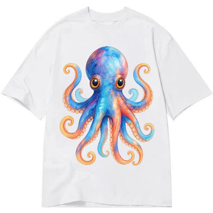 Octopus Cute Classic T-shirt – White