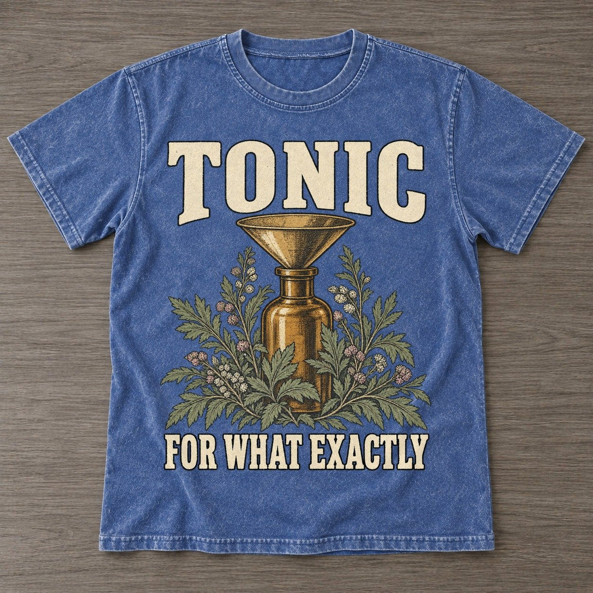 Washed Blue — front view