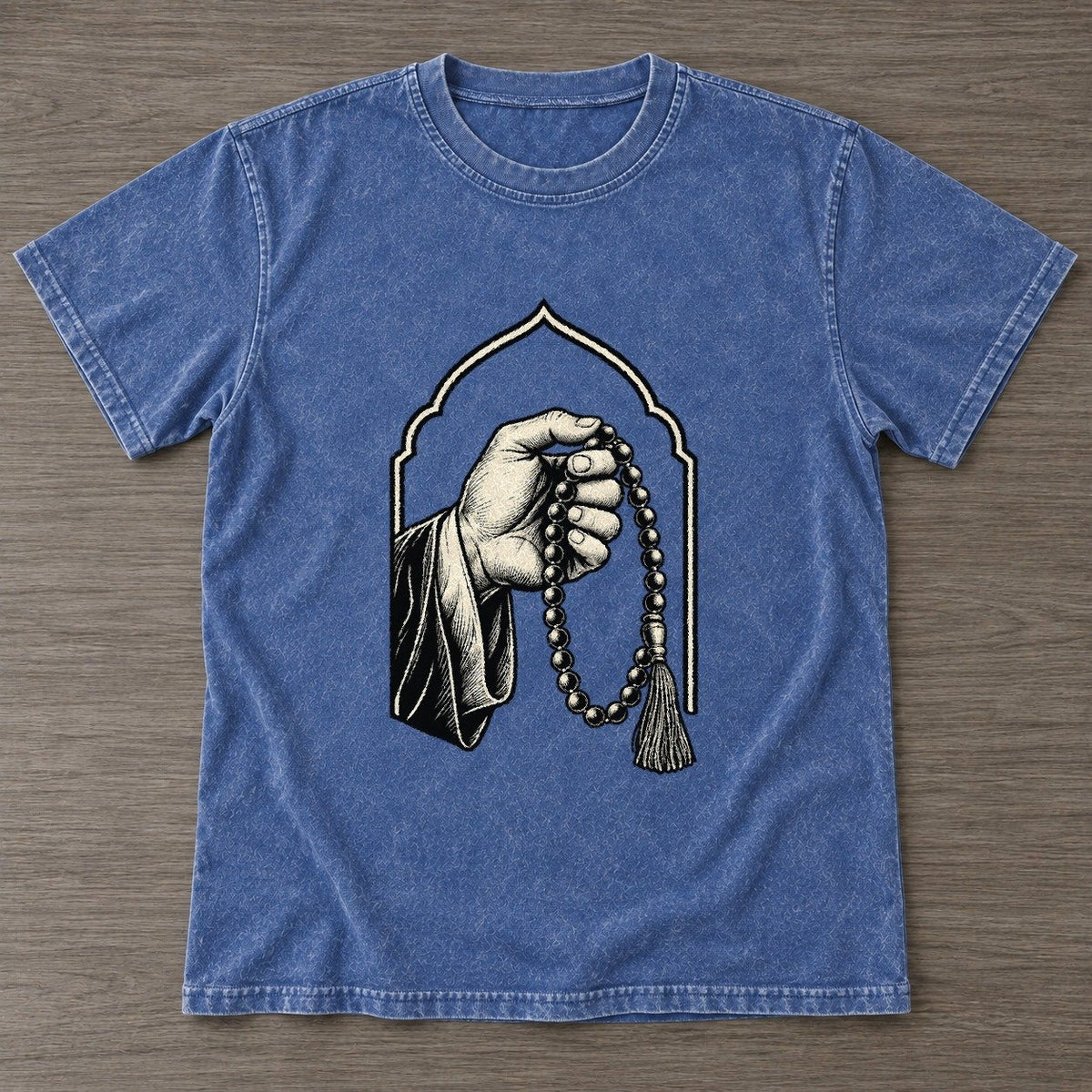 Washed Blue — front view