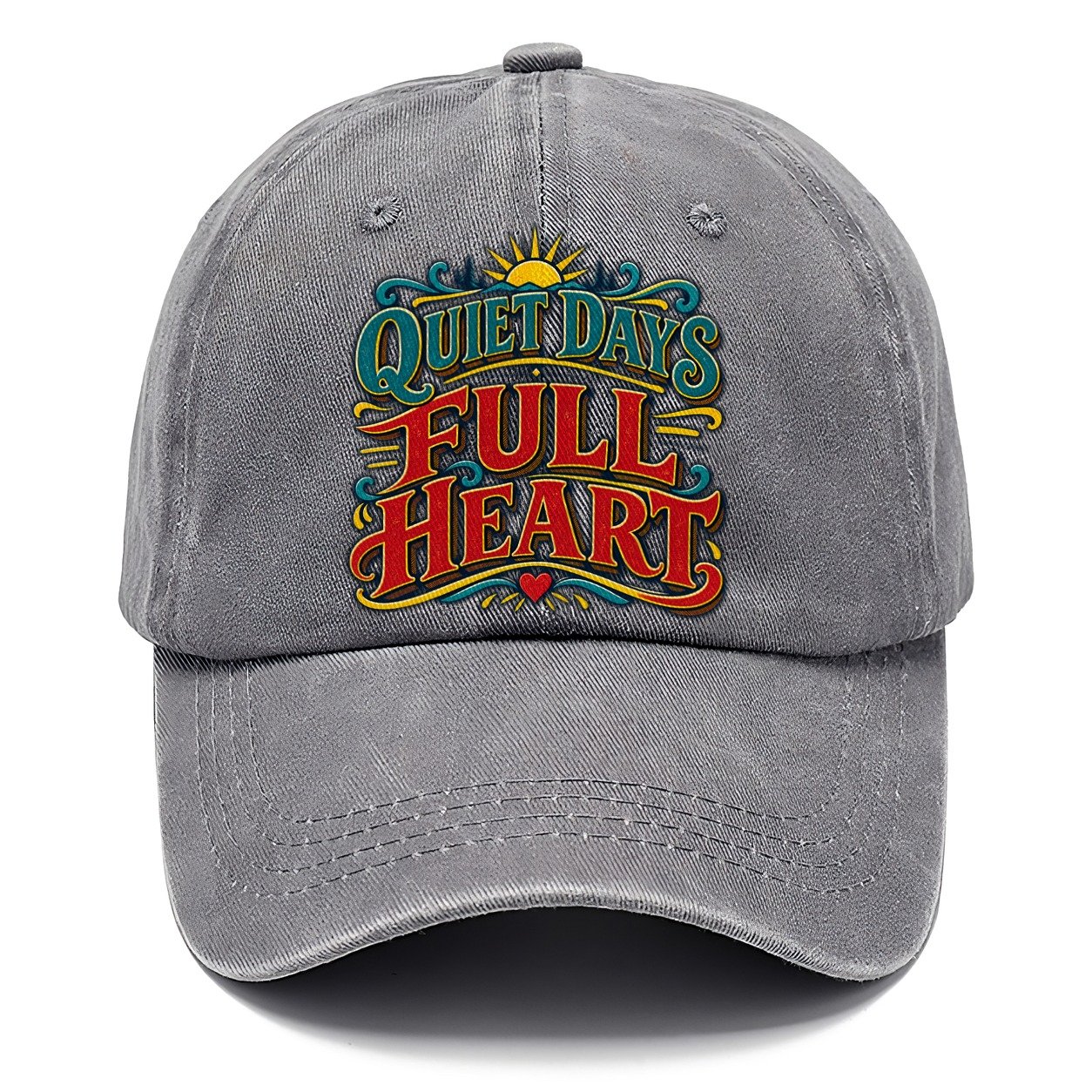 Quiet Days Full Heart Retired Living Classic Cap – Urban Haze