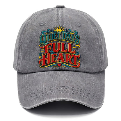 Quiet Days Full Heart Retired Living Classic Cap – Urban Haze