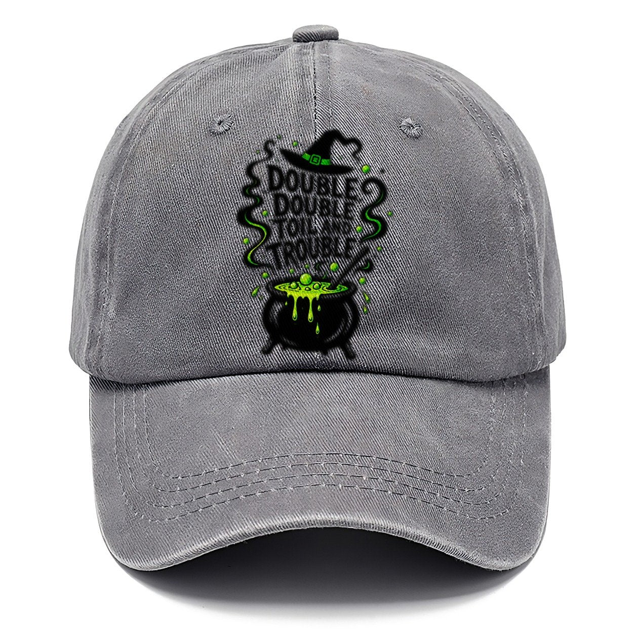 Double Double Toil And Trouble Slogan Witch Magic Classic Cap – Urban Haze