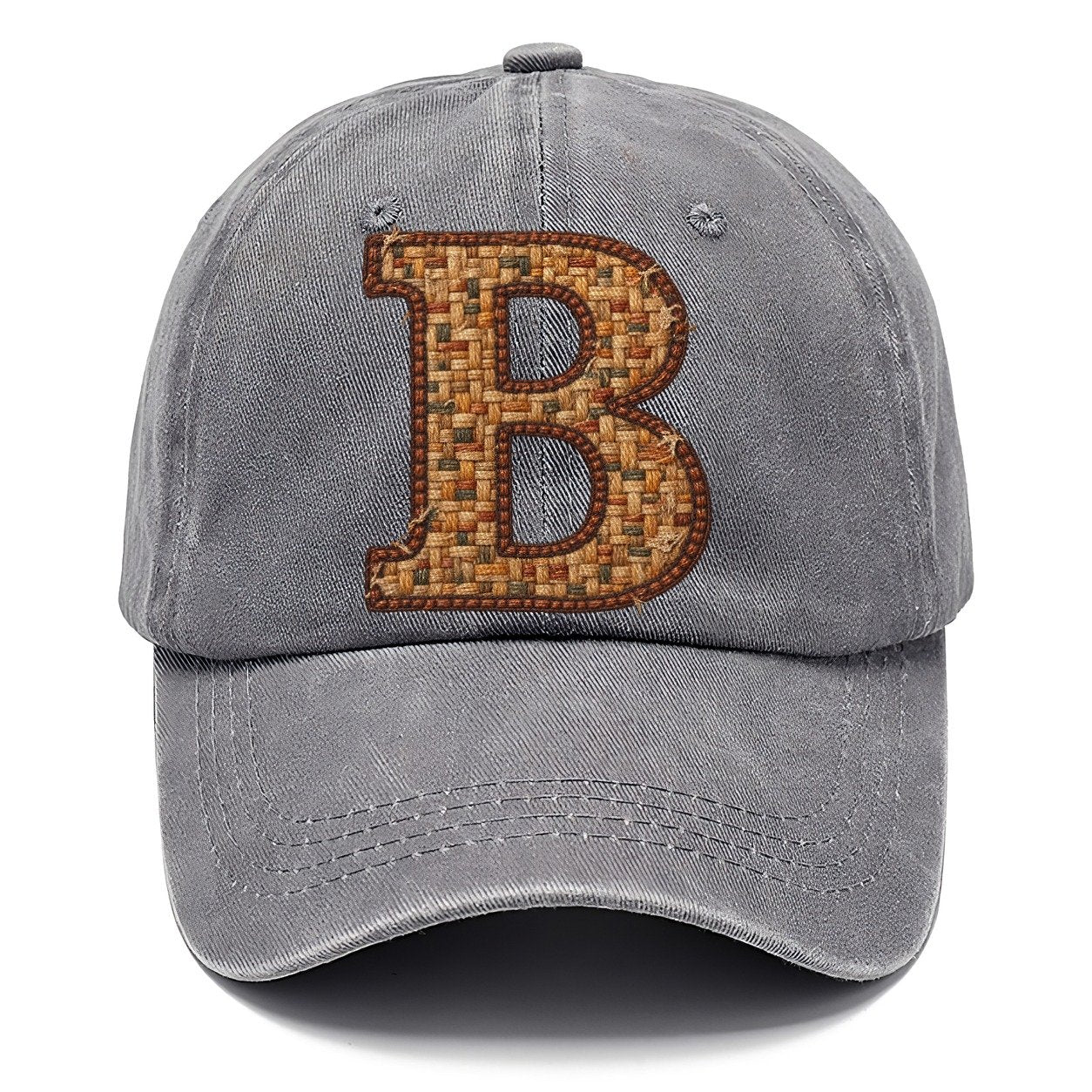 Woven Tweed B Monogram Classic Cap – Urban Haze