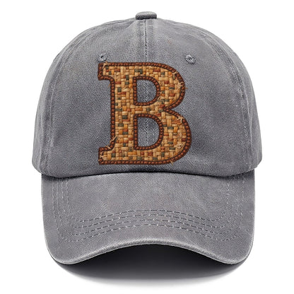 Woven Tweed B Monogram Classic Cap – Urban Haze