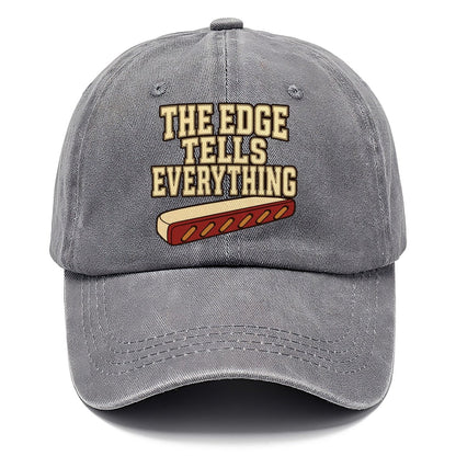 The Edge Tells Everything Leathercraft Classic Cap – Urban Haze