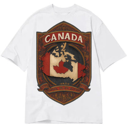 Canada Map Classic T-shirt – White