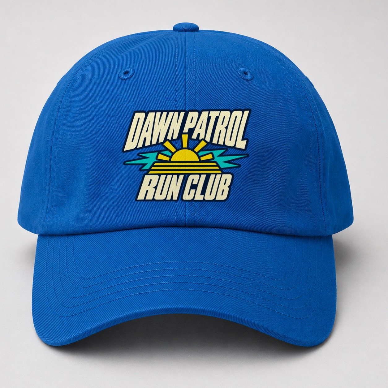 Dawn Patrol Run Club 90S Running Clubs Baseball Cap – Blue