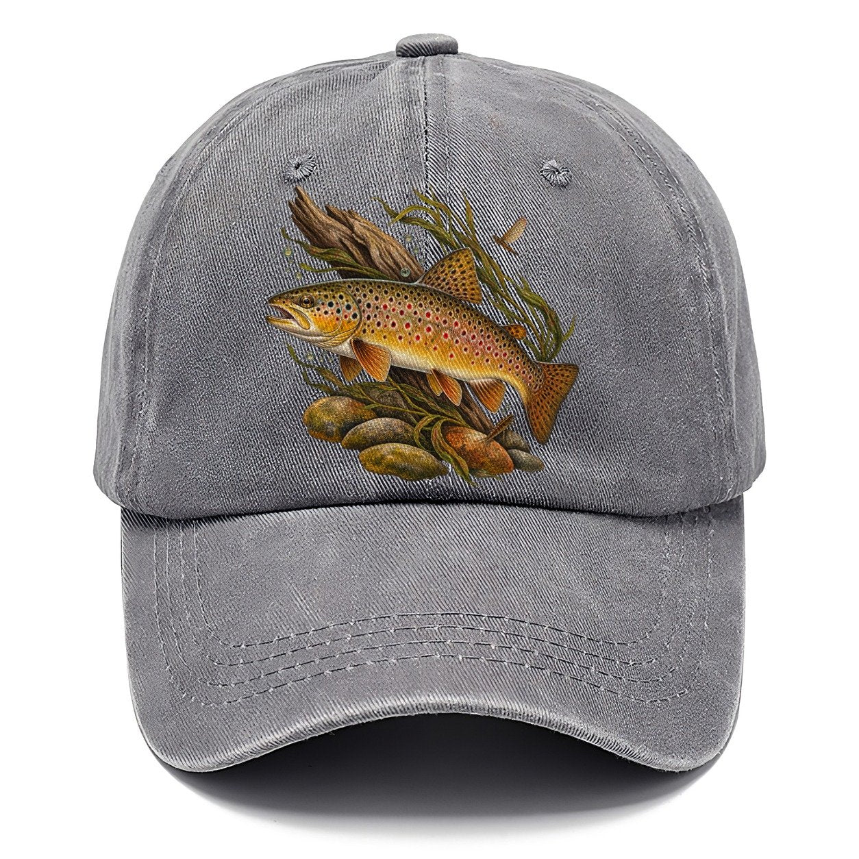 Brown Trout Specimen Study Fishing Club Classic Cap – Urban Haze