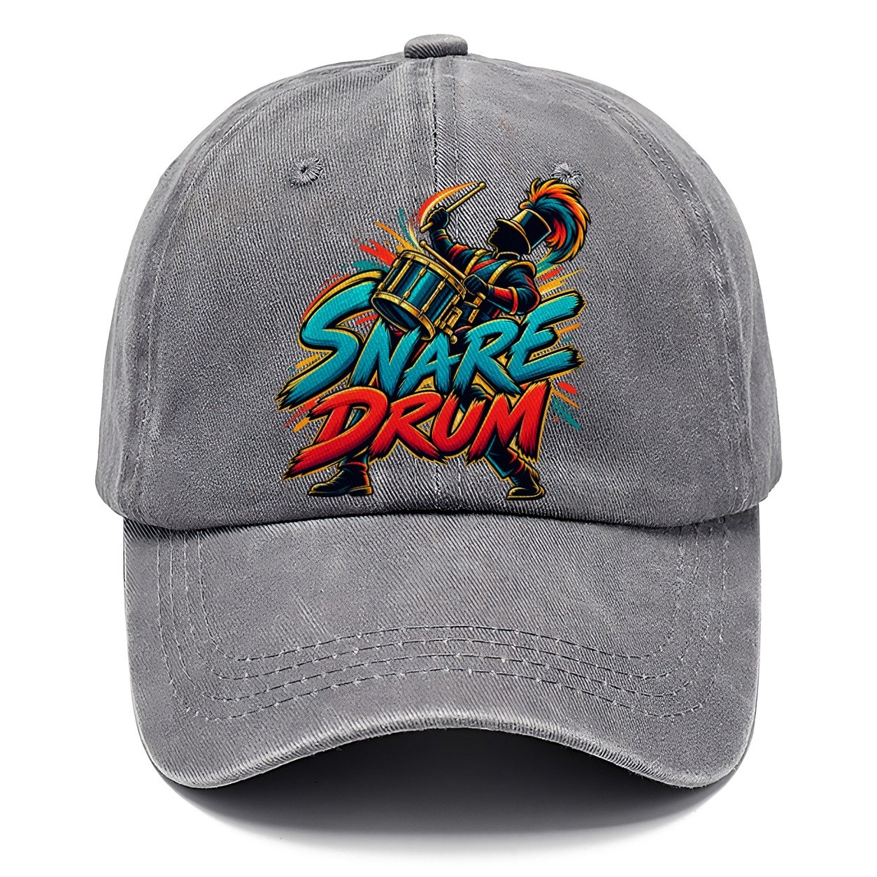 Snare Drum Wordmark Music Instruments Classic Cap – Urban Haze