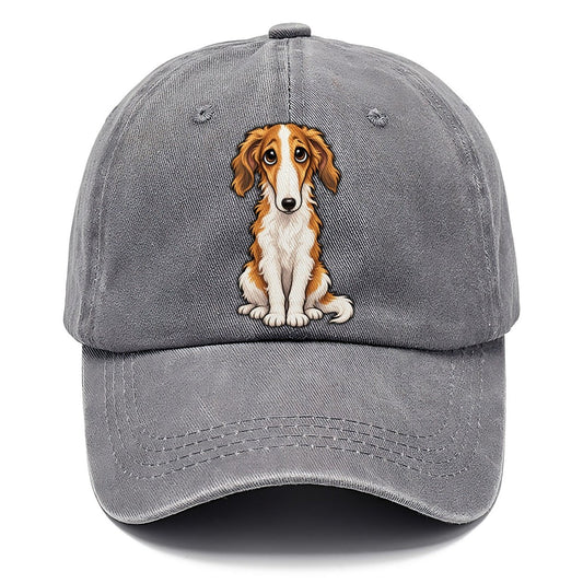 Borzoi Sitting Sweetheart Classic Cap – Urban Haze