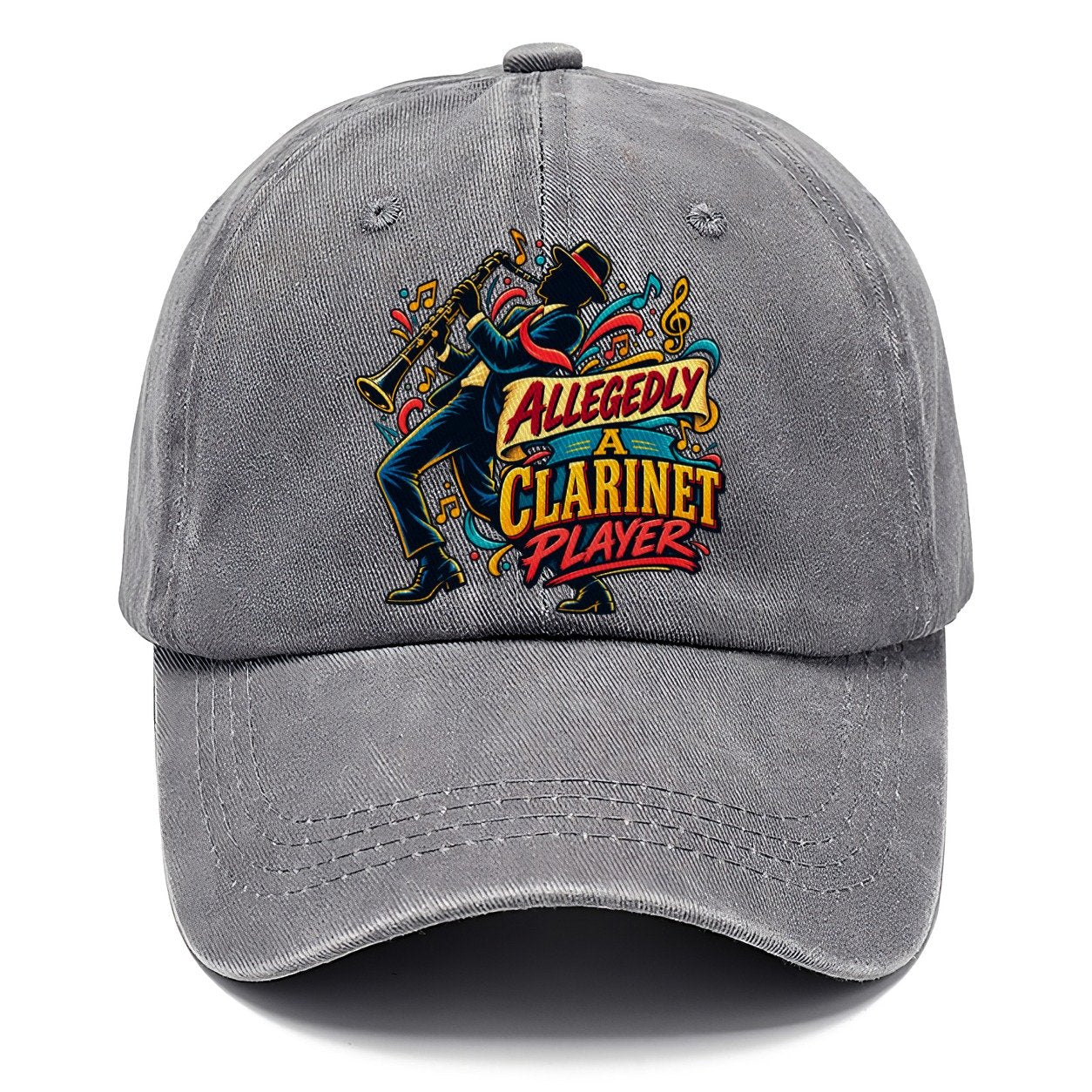 Allegedly A Clarinet Player Music Instruments Classic Cap – Urban Haze