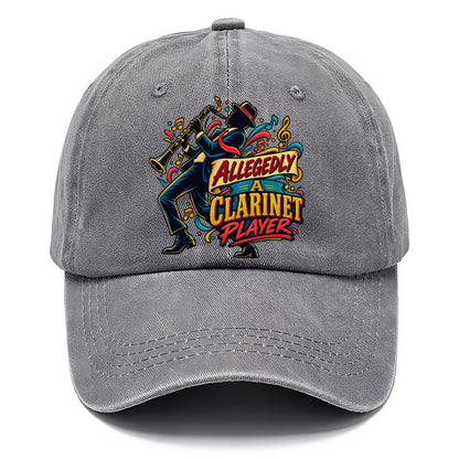 Allegedly A Clarinet Player Music Instruments Classic Cap – Urban Haze