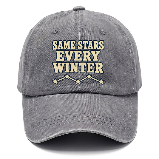 Same Stars Every Winter Astronomy And Stargazing Classic Cap – Urban Haze