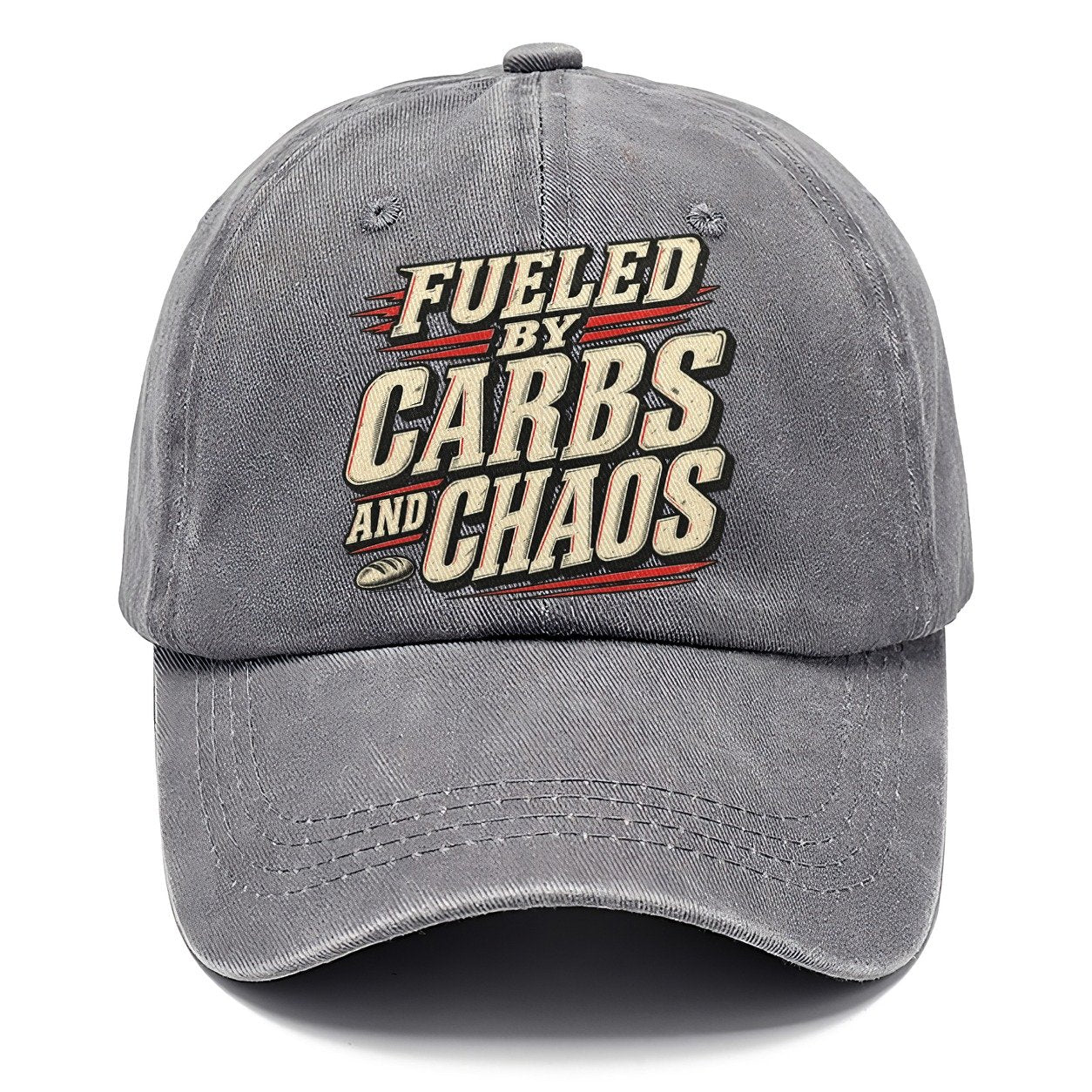 Fueled By Carbs And Chaos American Wit Classic Cap – Urban Haze