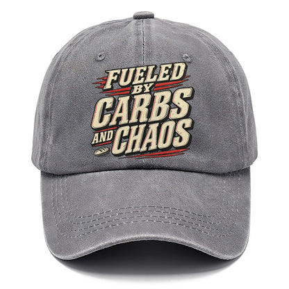 Fueled By Carbs And Chaos American Wit Classic Cap – Urban Haze