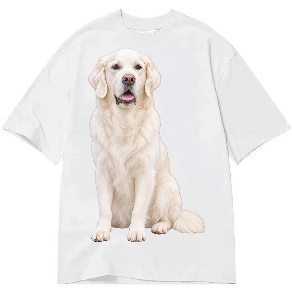 White English Cream Golden Retrievers Classic T-shirt – White