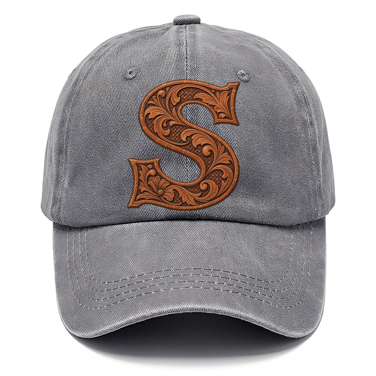 Tooled Leather S Monogram Classic Cap – Urban Haze