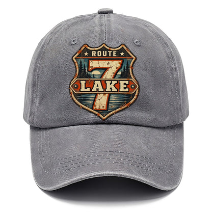 Lake Route Seven Shield Fishing Club Classic Cap – Urban Haze