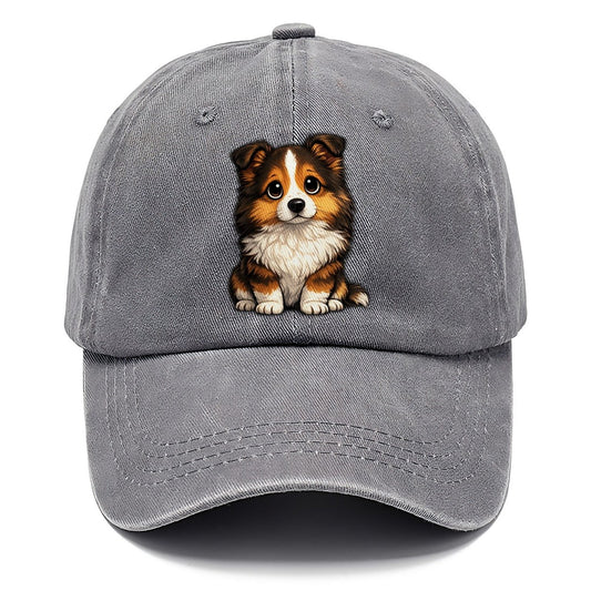 Shetland Sheepdog Sitting Sweetheart Classic Cap – Urban Haze