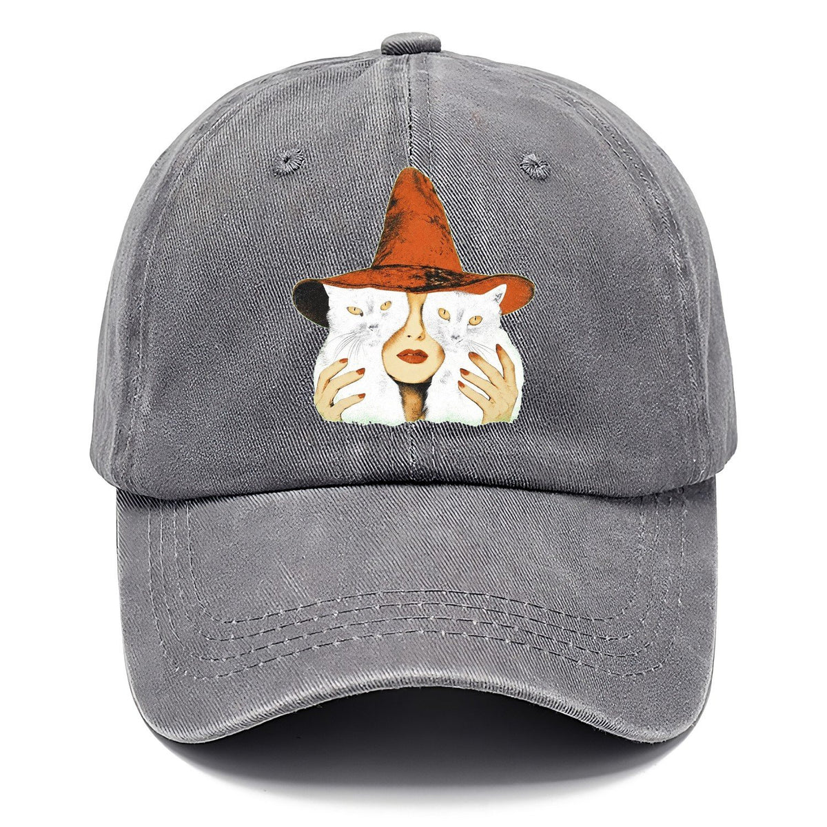 Witch Face With Cats Classic Cap – Urban Haze