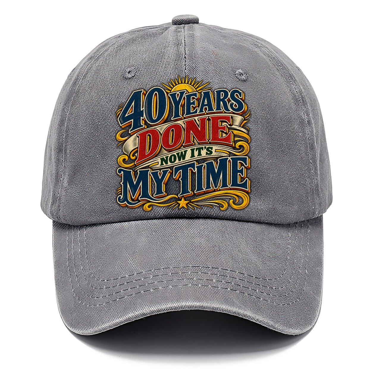40 Years Done Now It S My Time Retired Living Classic Cap – Urban Haze