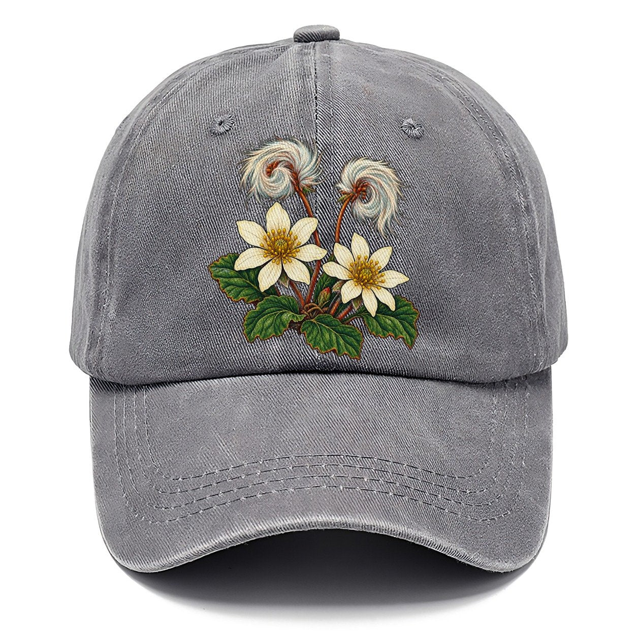 Northwest Territories Mountain Avens Canada Cultural Icons Classic Cap – Urban Haze