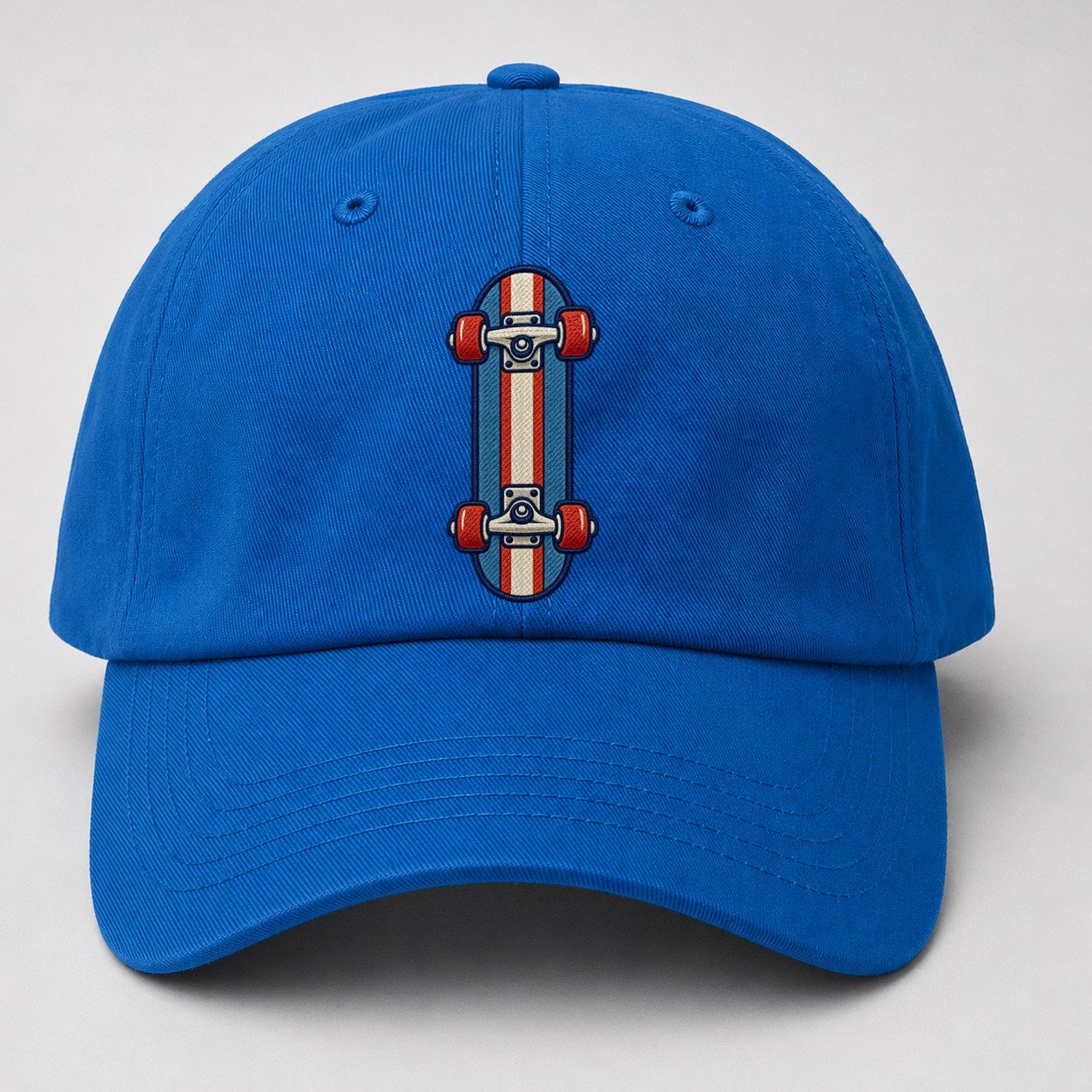 Skateboard Tiny Solo Marks Baseball Cap – Blue